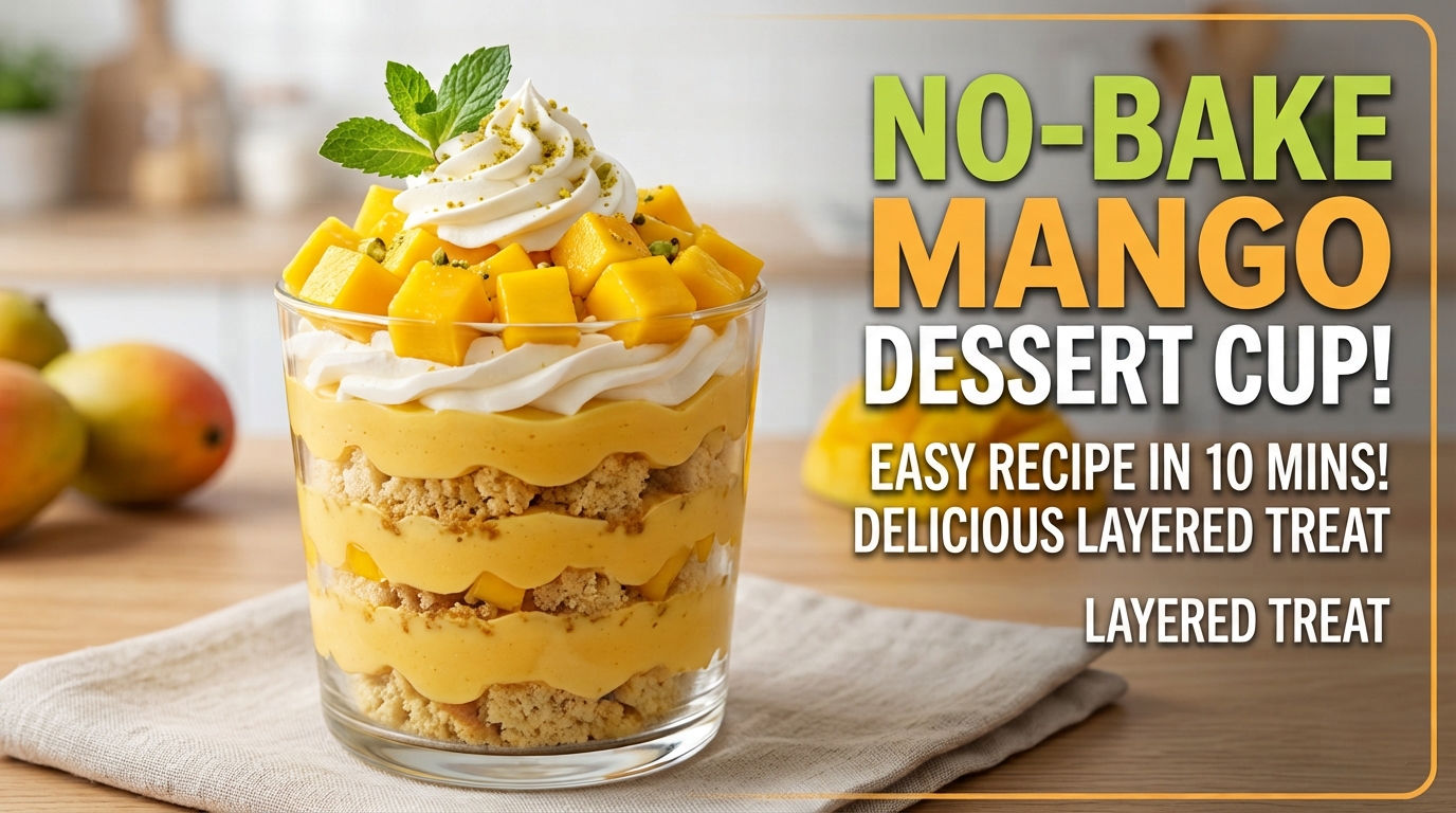 No-Bake Mango Dessert Cups & Whipped Mascarpone Masterclass